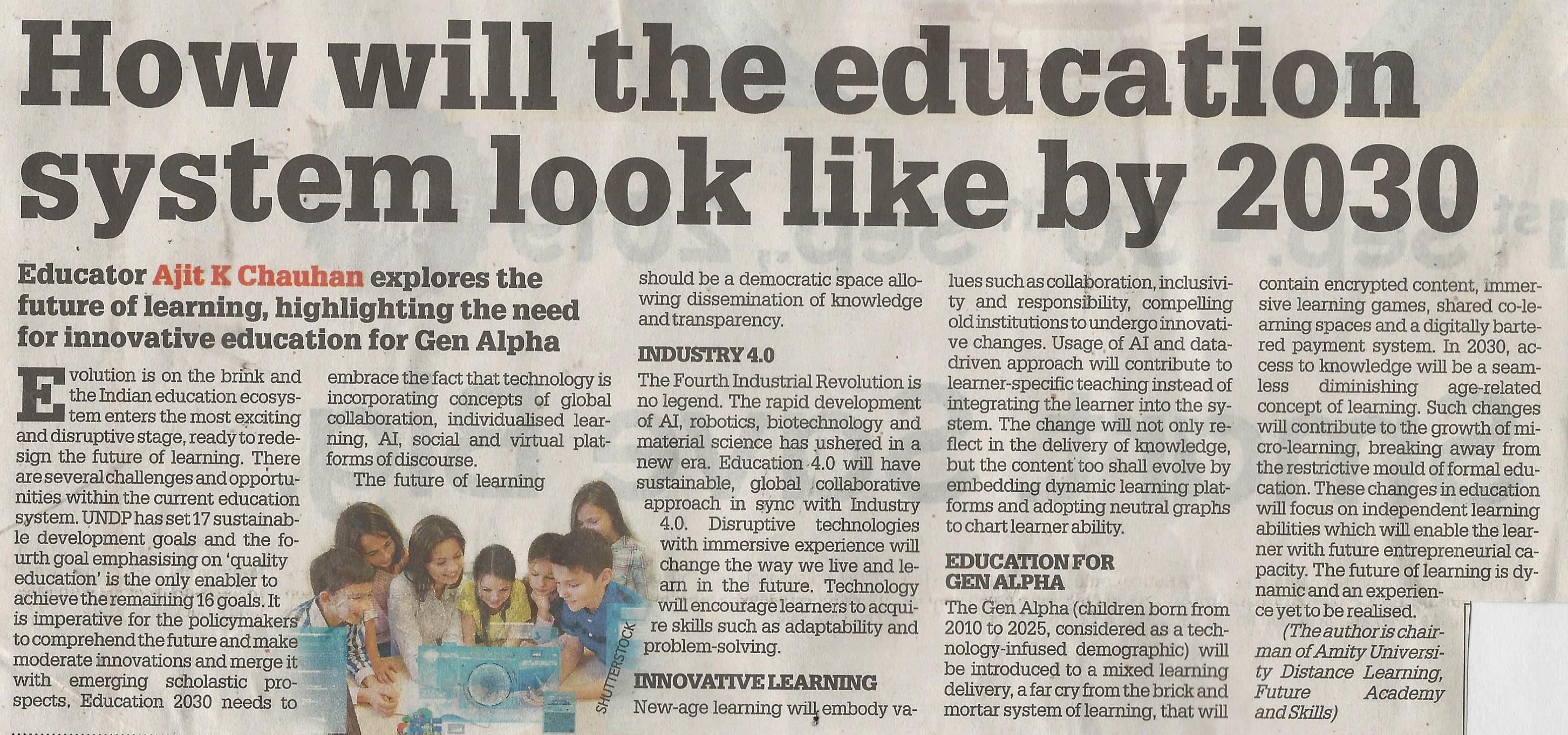 Education Articles In Newspaper