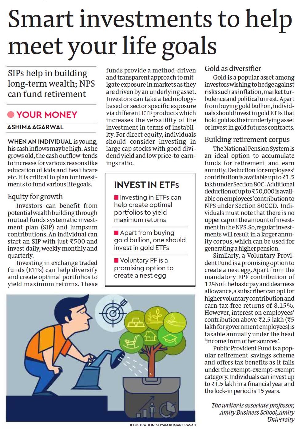Article by Prof. Ashima Agarwal, Associate Professor, Amity Business School, Amity Univers - Amity Events