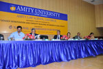workshop on Gender sensitization and capacity building on women's legal rights Dignitaries on dias