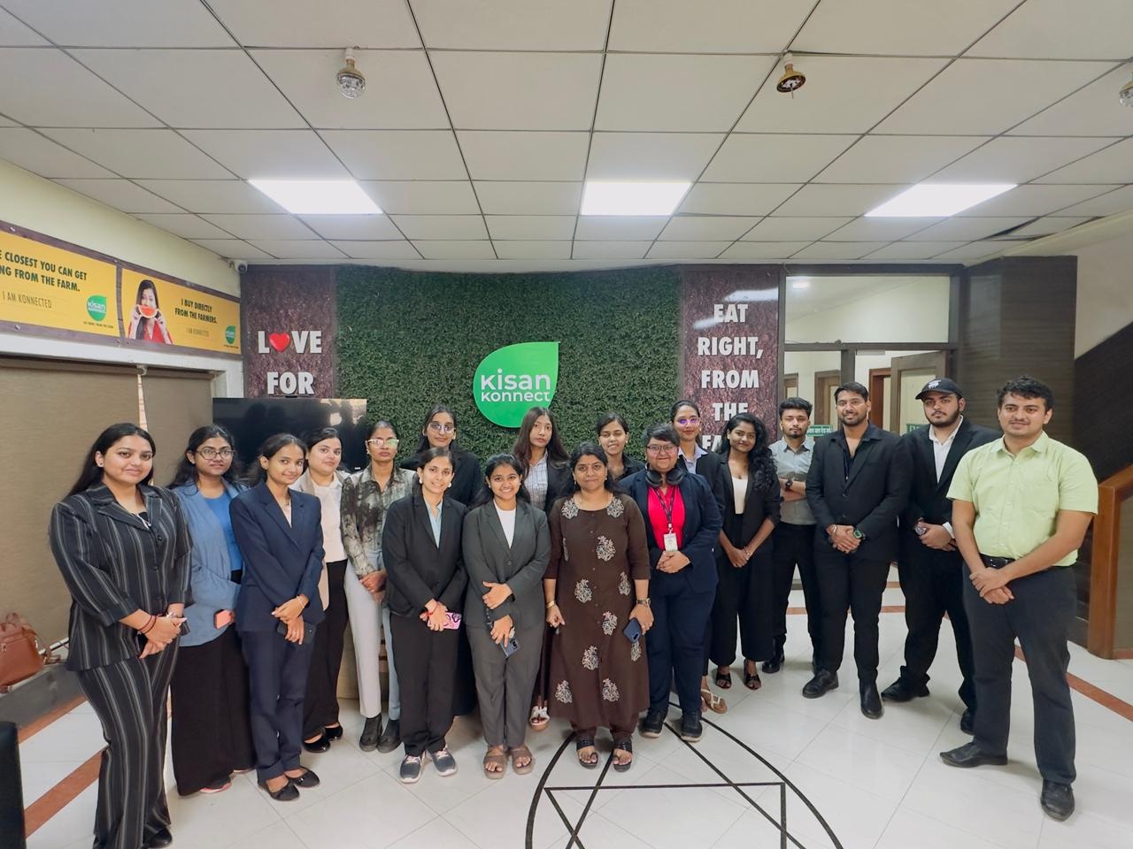 Industrial visit to Kisan Konnect!